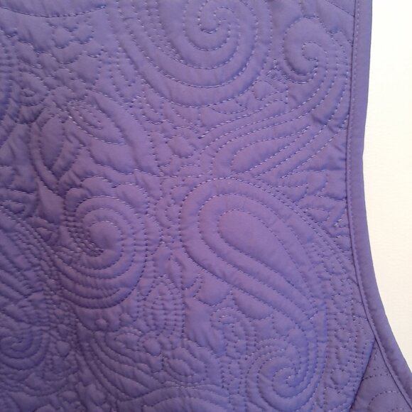 Pendleton Quilted Vest; Zip Front w/Pockets; Royal Blue; Size Large; EUC - Picture 4 of 5